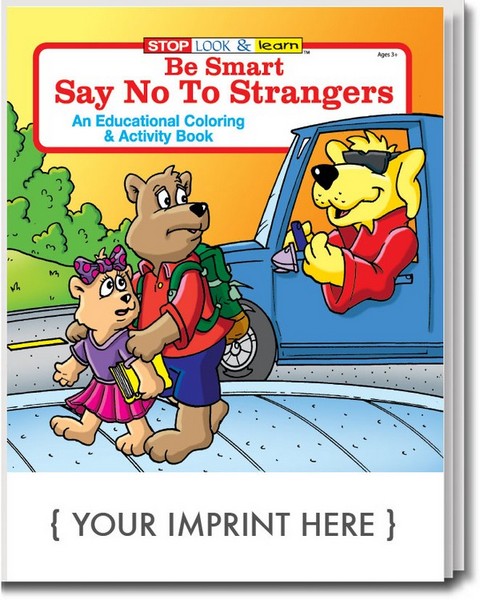 CS0140 Be Smart, Say No To Strangers Coloring a...